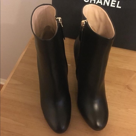 Chanel Black Boots / Booties (NEW) - Picture 6 of 8